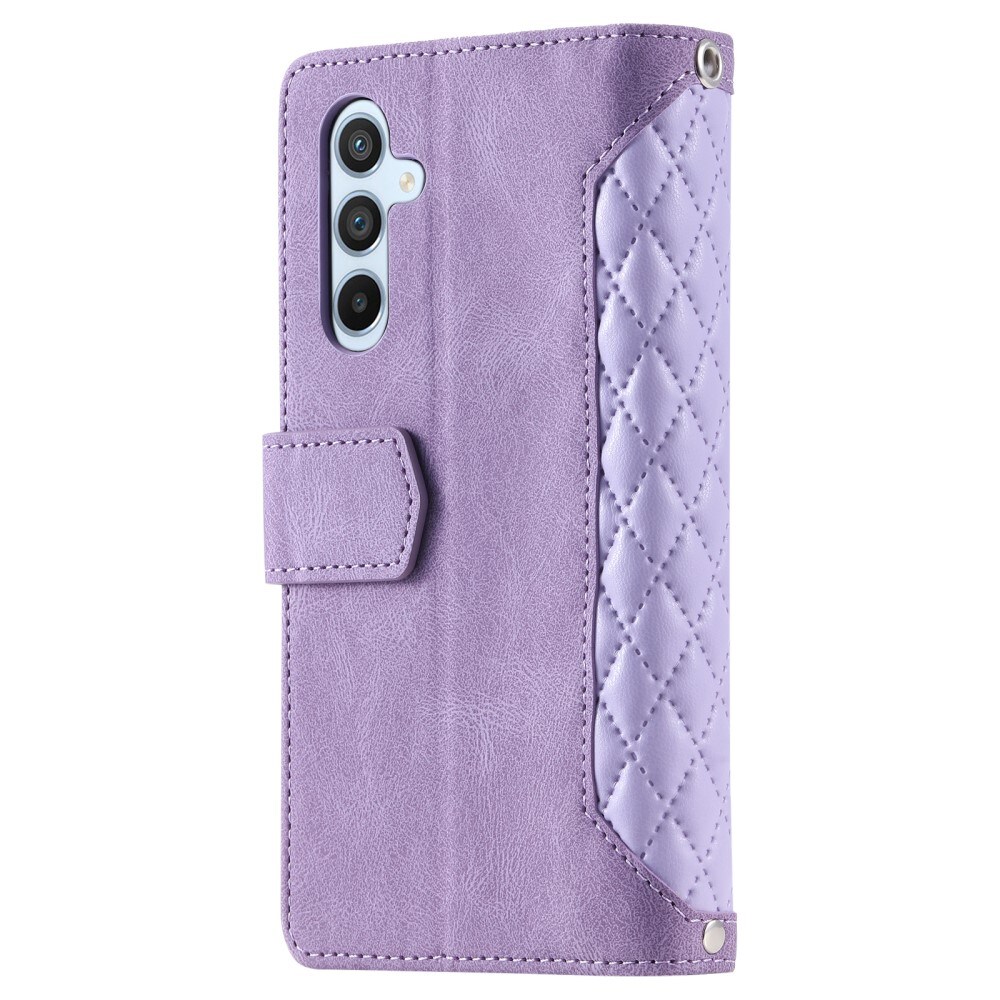 Samsung Galaxy S25 Quiltet pungtaske, Lilla