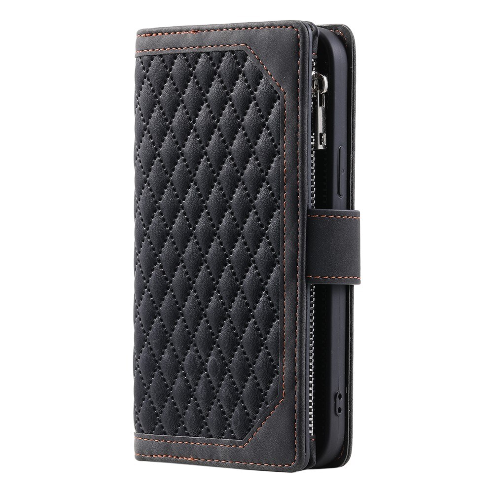 Samsung Galaxy S25 Quiltet pungtaske, Sort