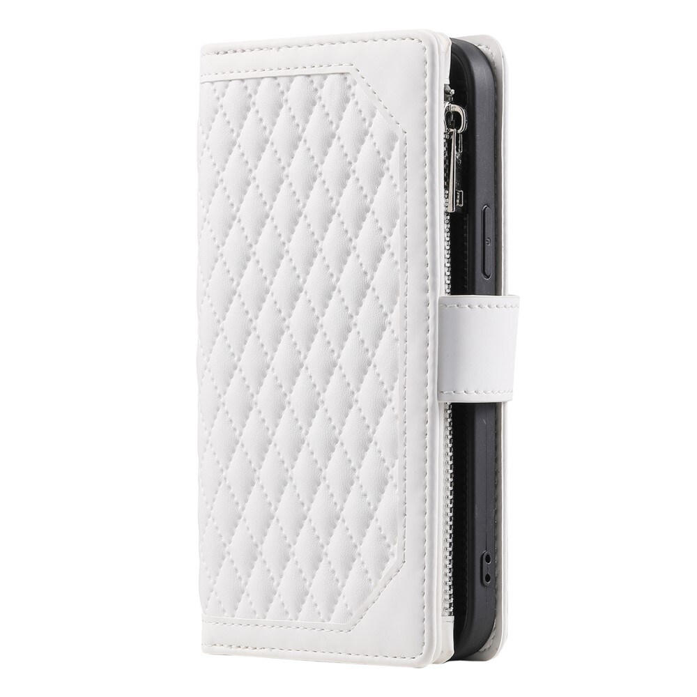 Samsung Galaxy S25 Quiltet pungtaske, Hvid