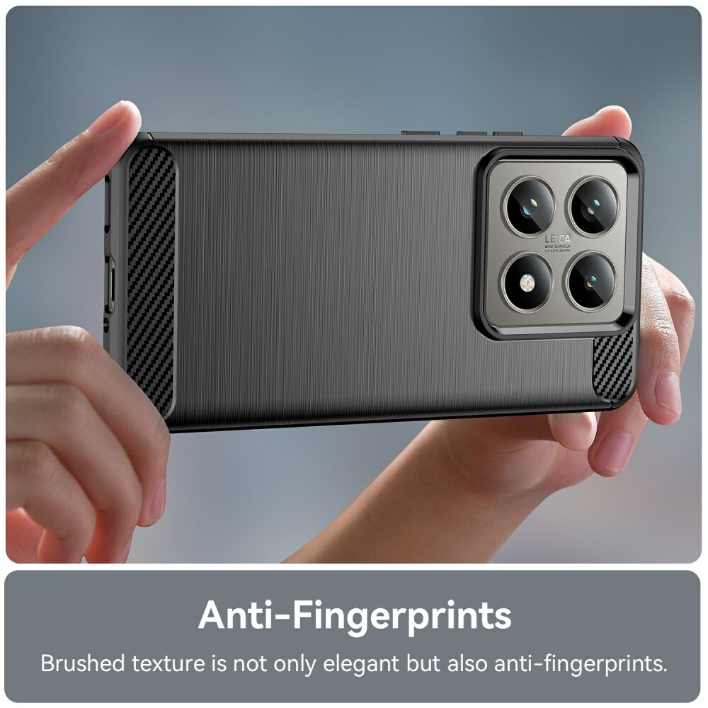 Xiaomi 14T TPU-cover Brushed, Sort