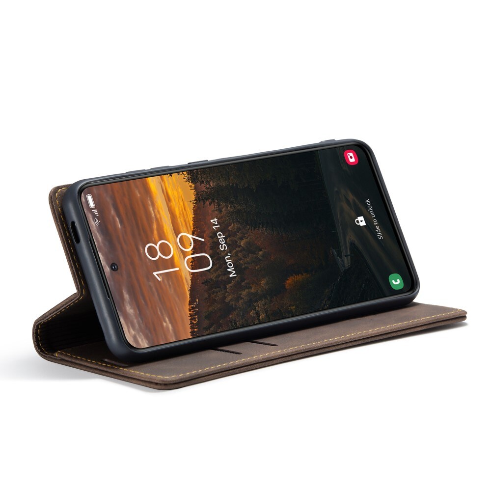 Samsung Galaxy S24 FE Slankt pungetui, Brun