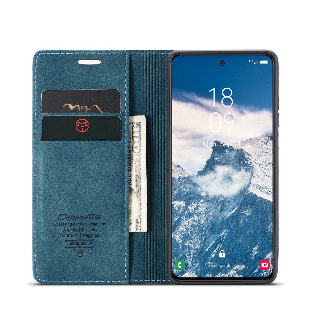 Samsung Galaxy S24 FE Slankt pungetui, Blå