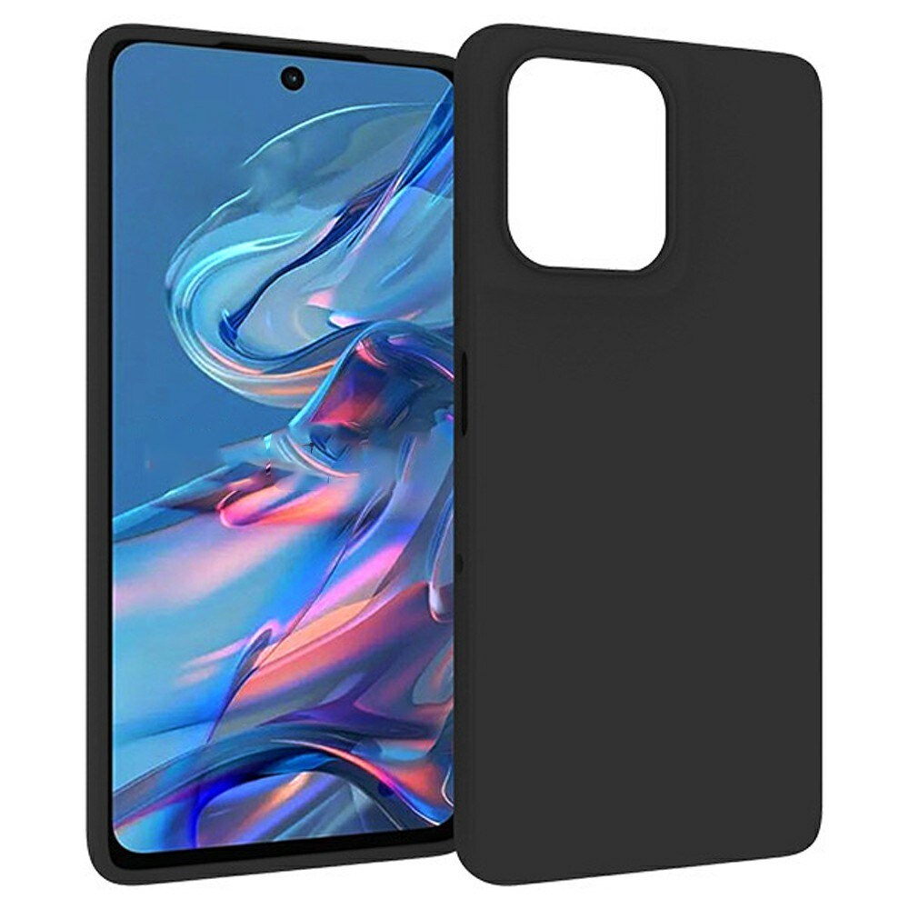 Motorola Moto G75 Tyndt TPU-cover, Sort