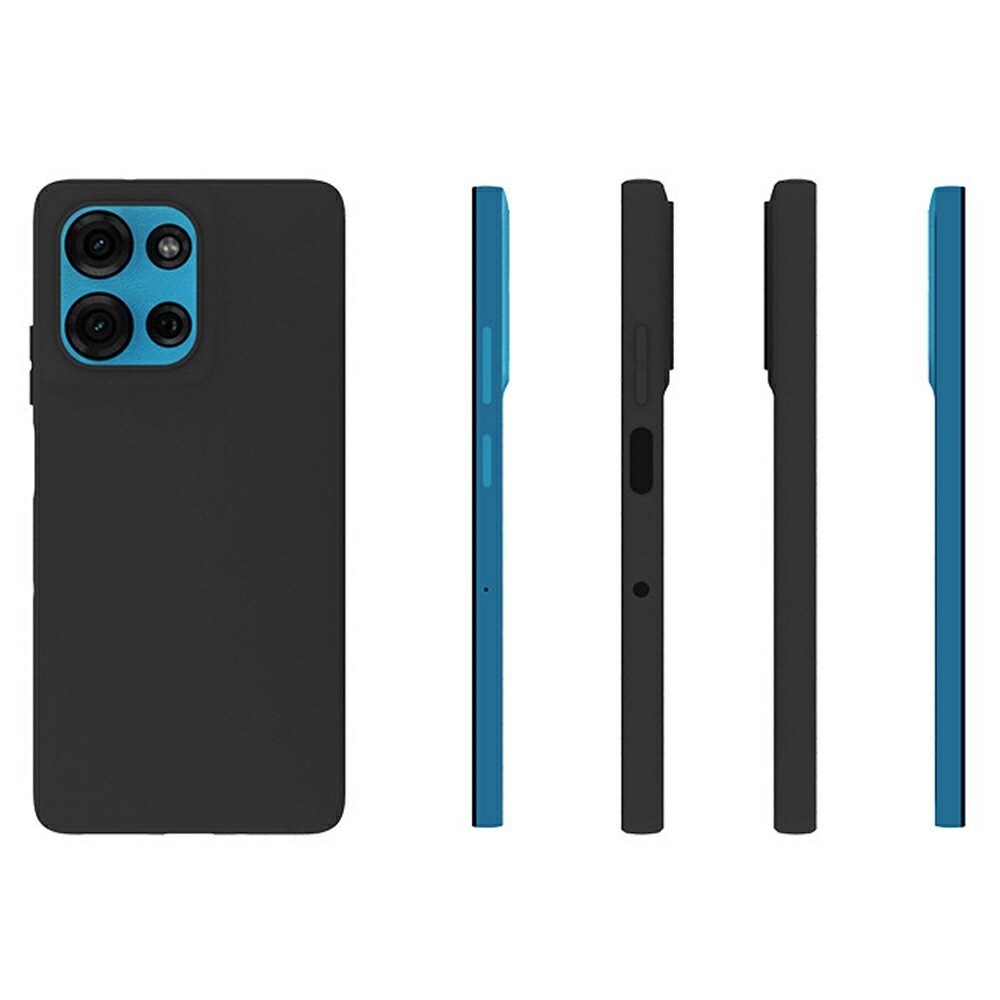 Motorola Moto G75 Tyndt TPU-cover, Sort