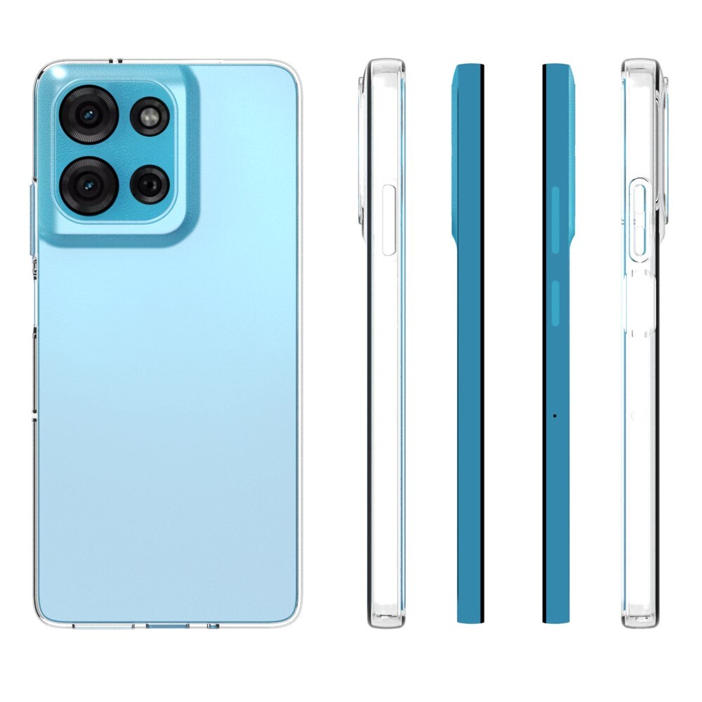 Motorola Moto G75 Tyndt TPU-cover, Gennemsigtig