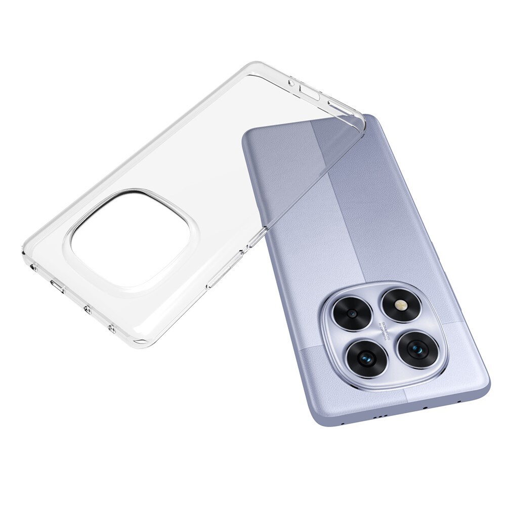 Xiaomi Redmi Note 14 Pro Tyndt TPU-cover, Gennemsigtig