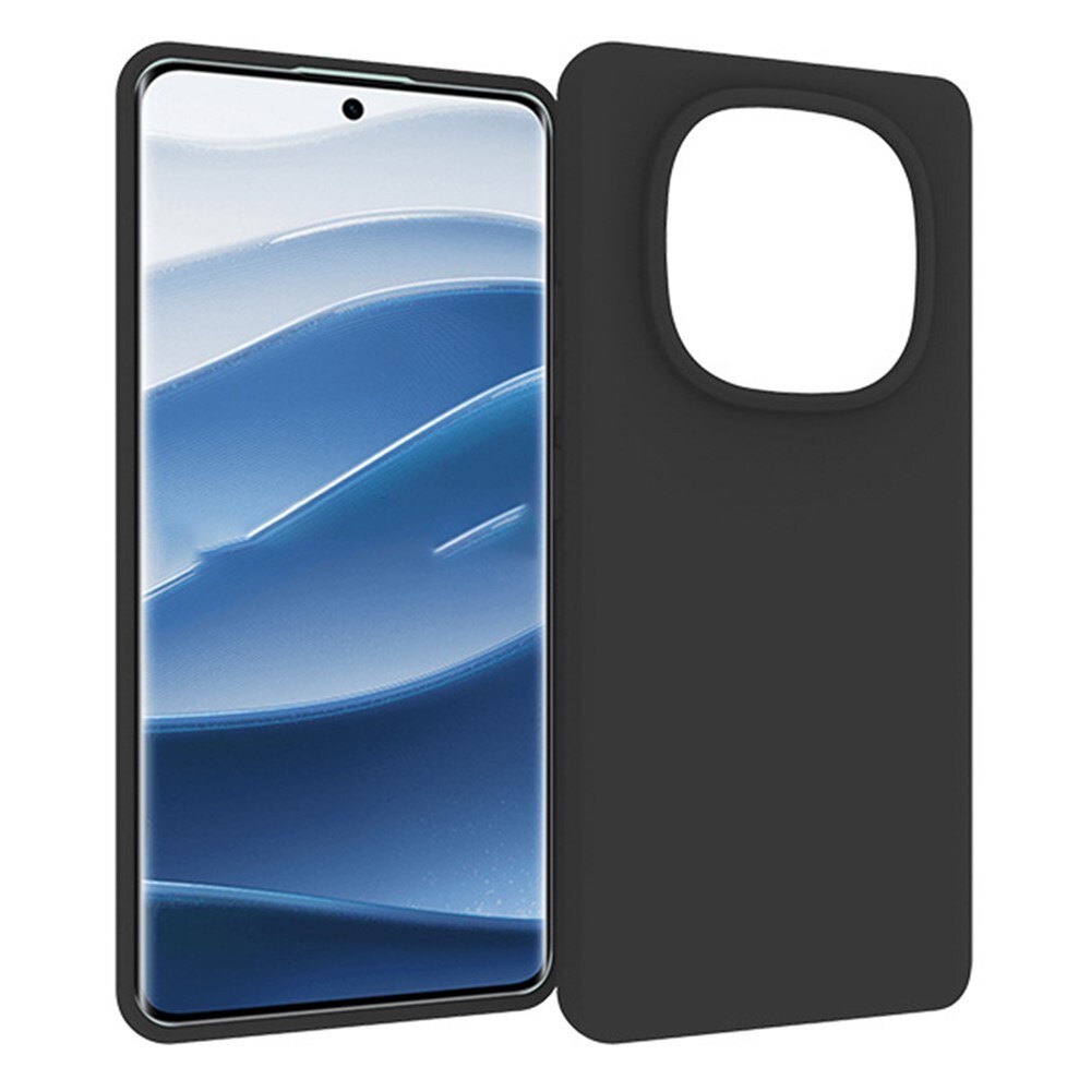 Xiaomi Redmi Note 14 Pro Plus Tyndt TPU-cover, Sort