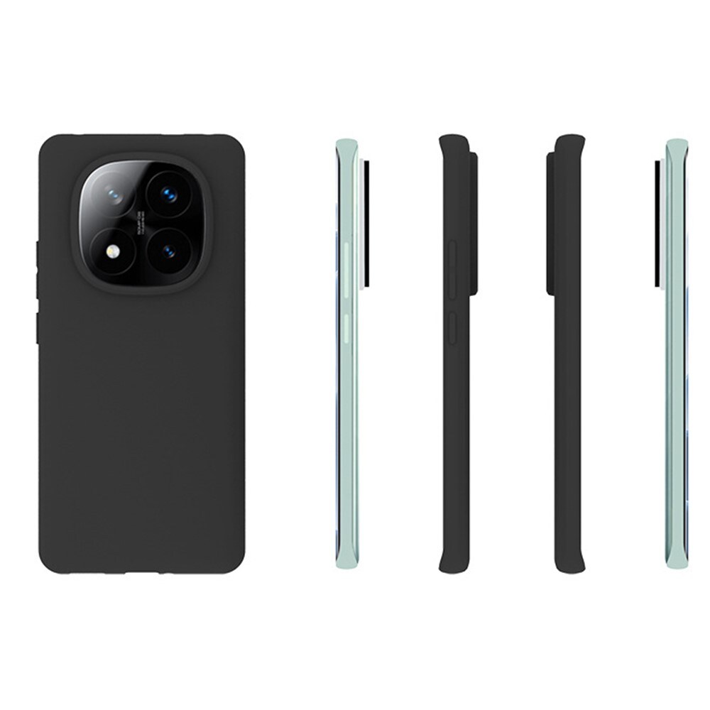 Xiaomi Redmi Note 14 Pro Plus Tyndt TPU-cover, Sort