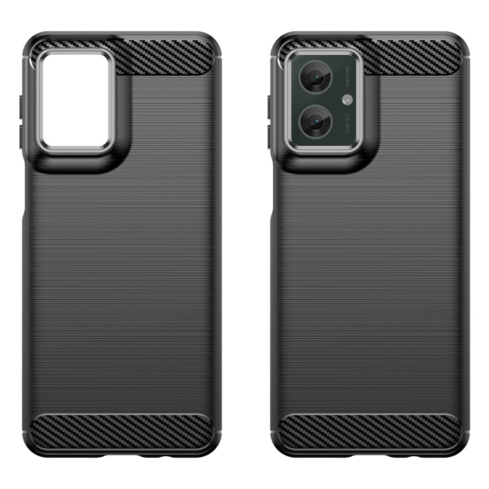 Motorola Moto G55 TPU-cover Brushed, Sort