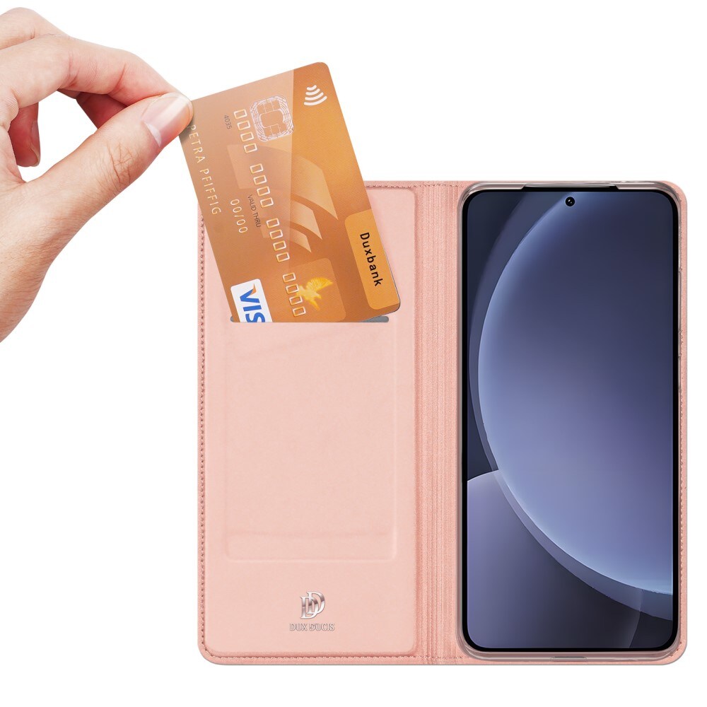 Samsung Galaxy S25 Slankt mobiletui, Rose guld
