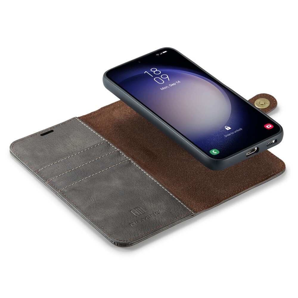 Samsung Galaxy A16 Pungetui med aftageligt cover, Brown
