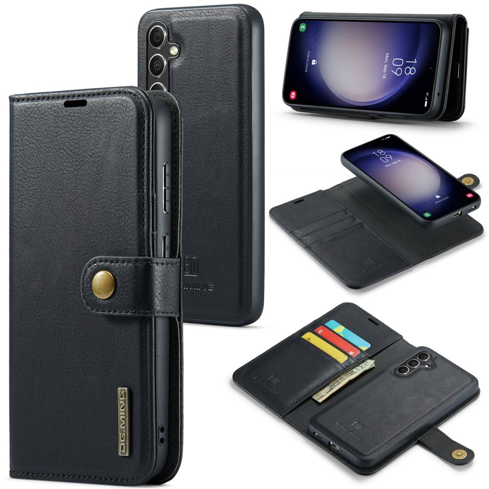 Samsung Galaxy A16 Pungetui med aftageligt cover, Black