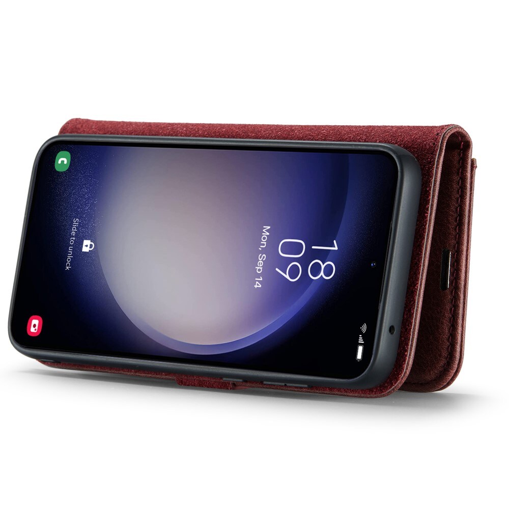 Samsung Galaxy A16 Pungetui med aftageligt cover, Red