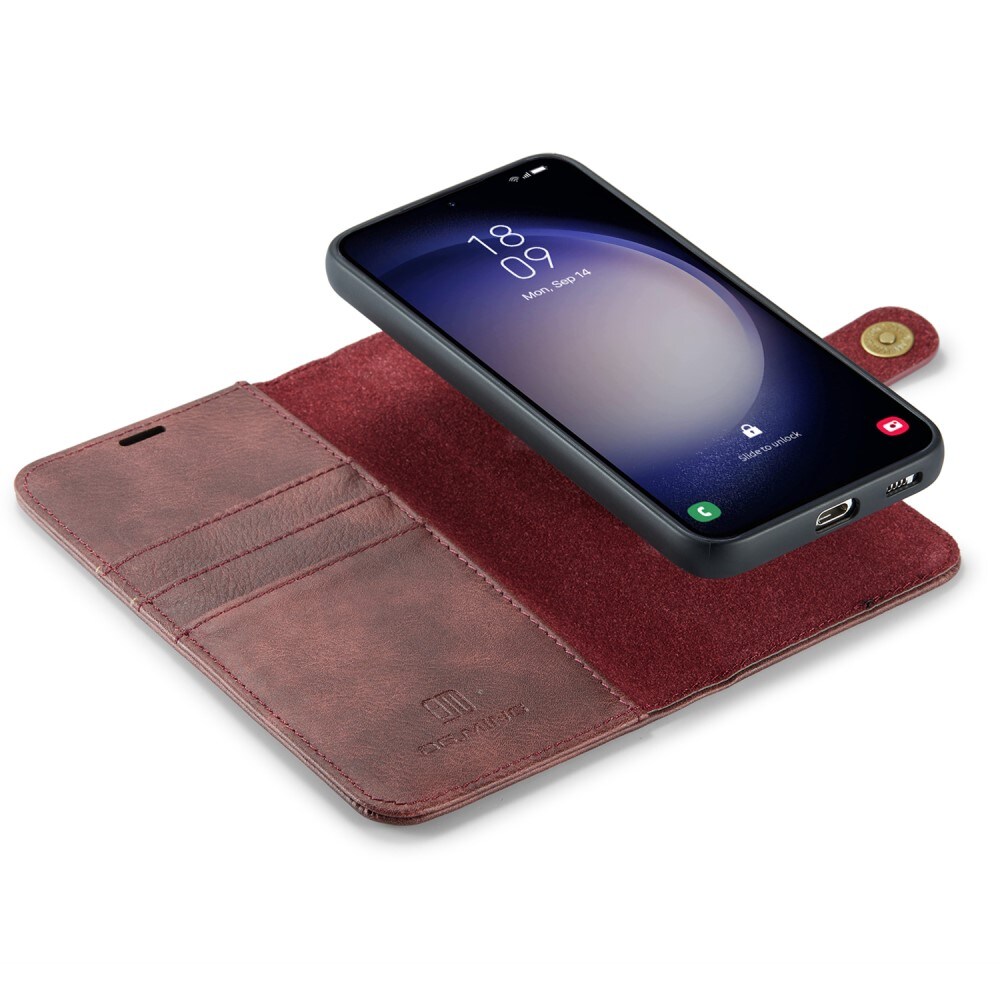 Samsung Galaxy A16 Pungetui med aftageligt cover, Red