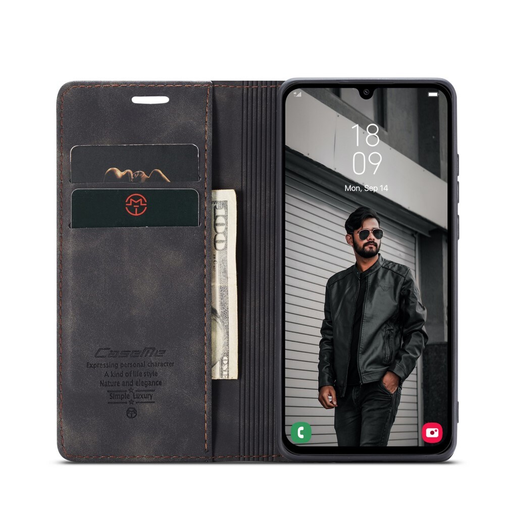 Samsung Galaxy A16 Slankt pungetui, Sort