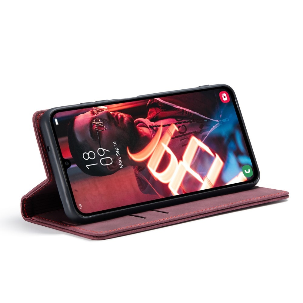 Samsung Galaxy A16 Slankt pungetui, Rød