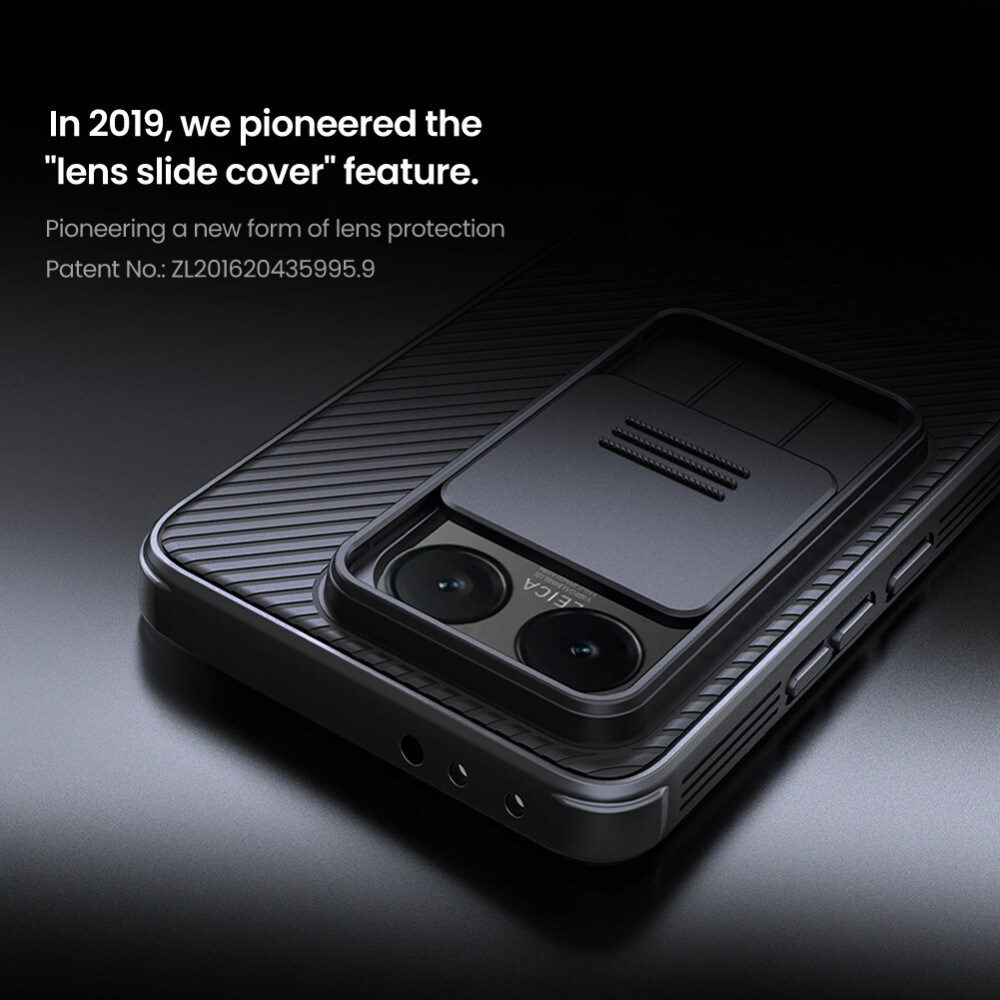 Xiaomi 14T Cover med kamerabeskyttelse - CamShield, Sort