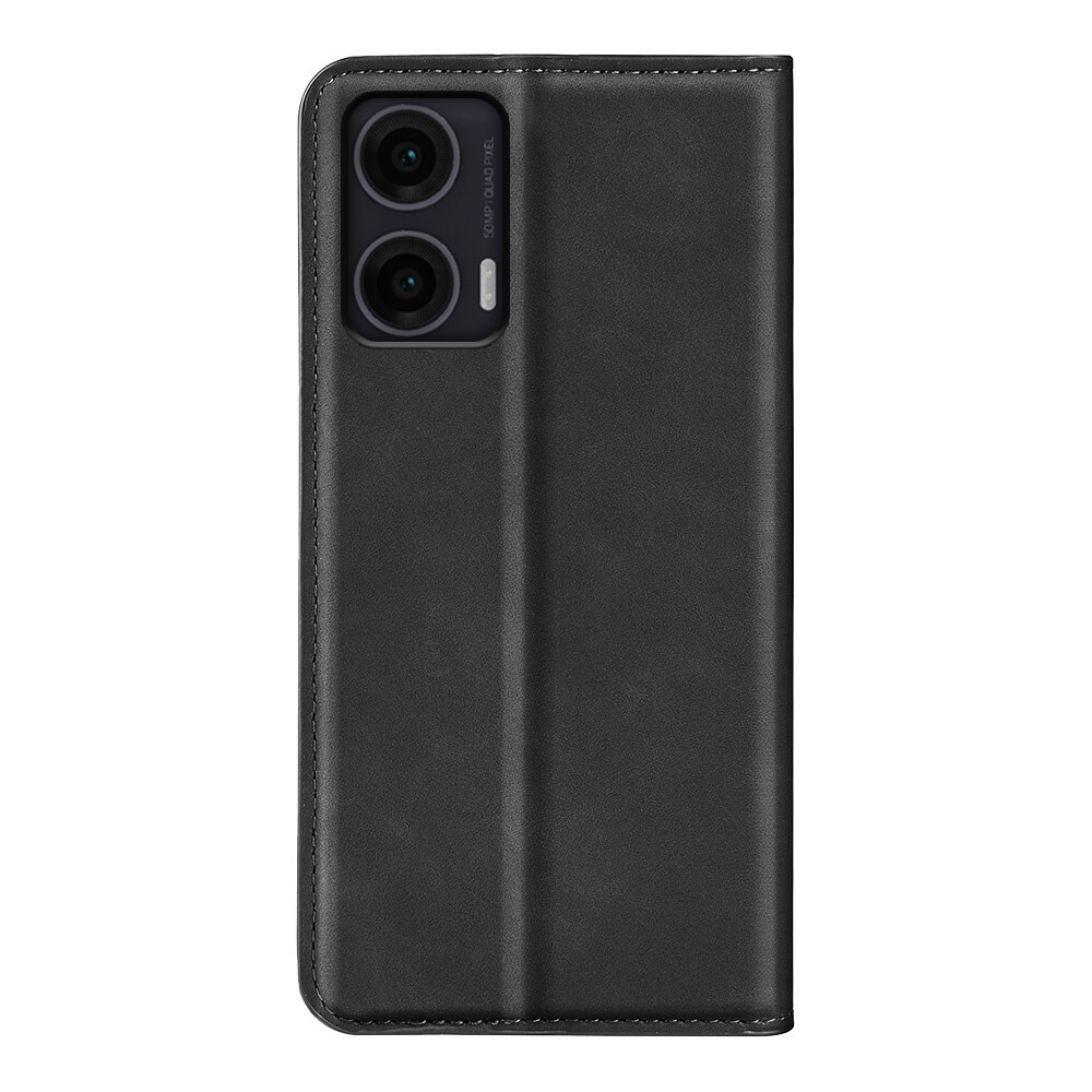 Motorola Moto G35 Slankt etui med kortholder, Sort