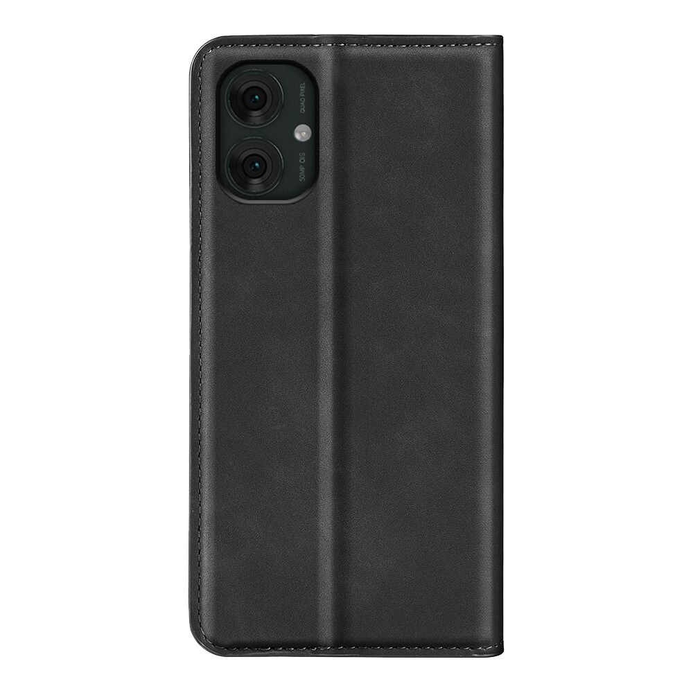 Motorola Moto G55 Slankt etui med kortholder, Sort
