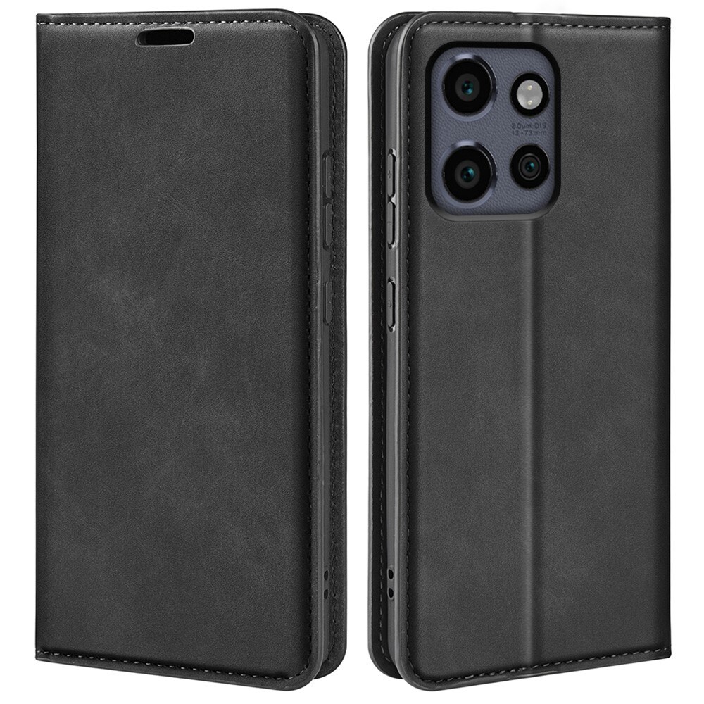 Motorola ThinkPhone 25 Slankt etui med kortholder, Sort