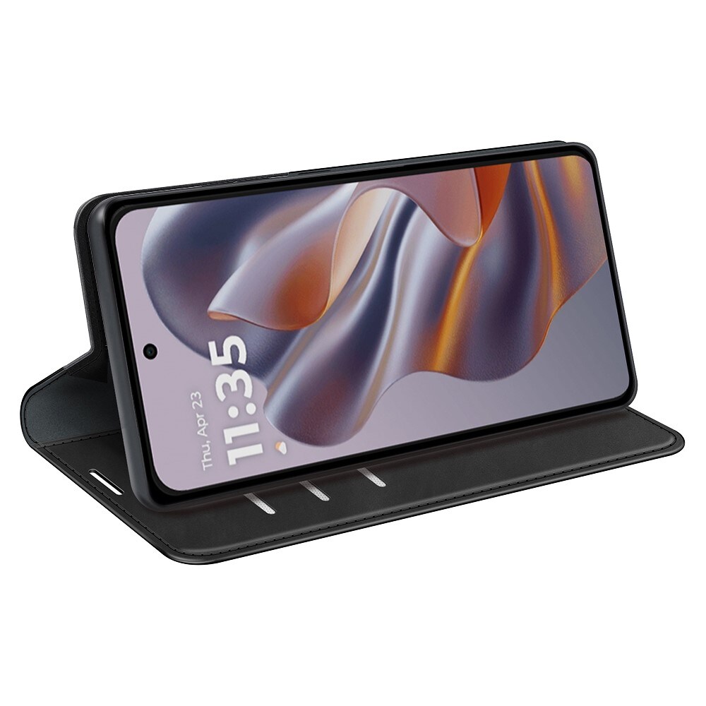 Motorola ThinkPhone 25 Slankt etui med kortholder, Sort
