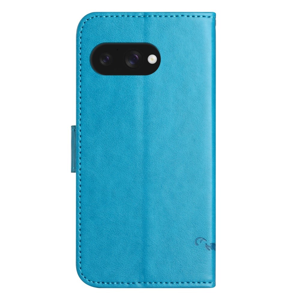 Google Pixel 9a Mobiletui med sommerfugle, Blå