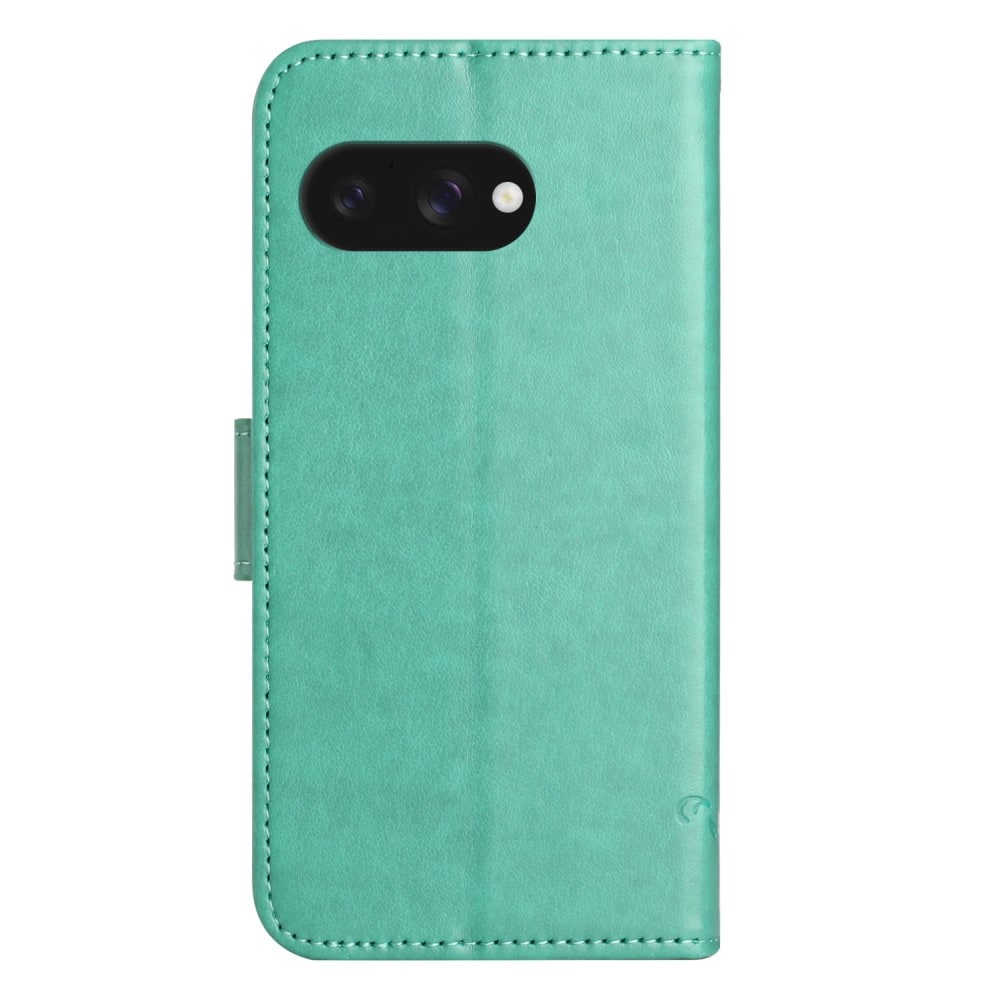 Google Pixel 9a Mobiletui med sommerfugle, Grøn