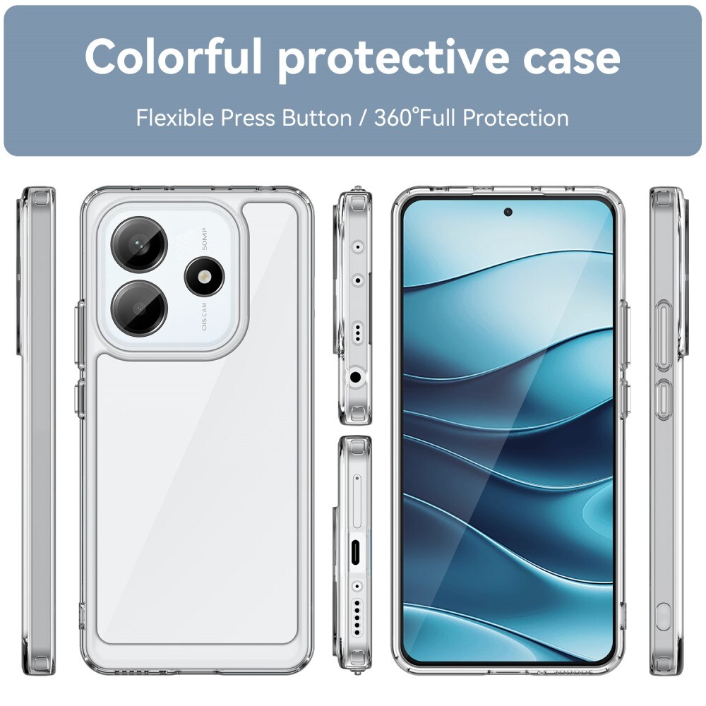 Xiaomi Redmi Note 14 5G Crystal Hybrid-cover, Gennemsigtig