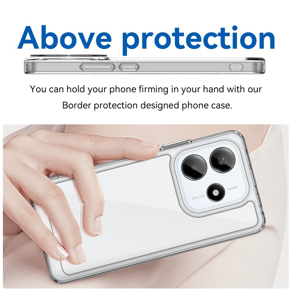 Xiaomi Redmi Note 14 5G Crystal Hybrid-cover, Gennemsigtig