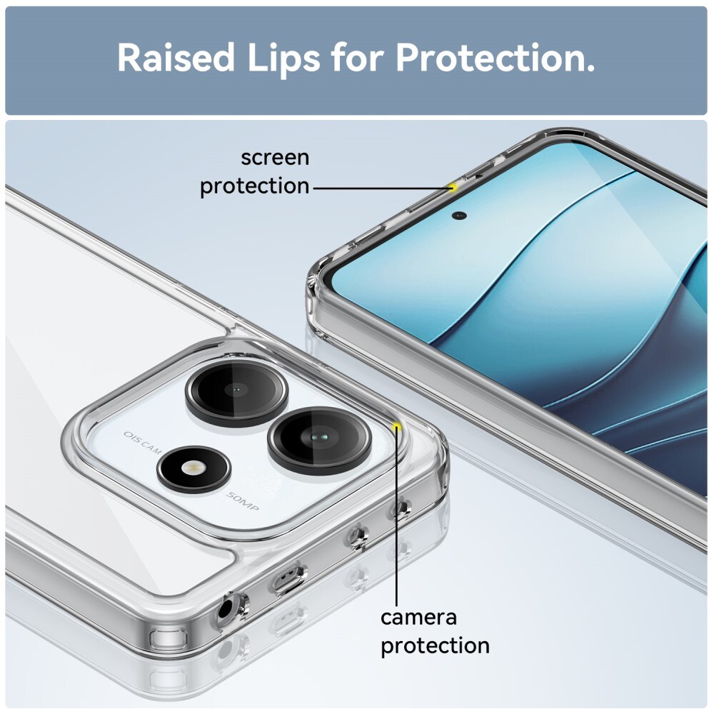 Xiaomi Redmi Note 14 5G Crystal Hybrid-cover, Gennemsigtig