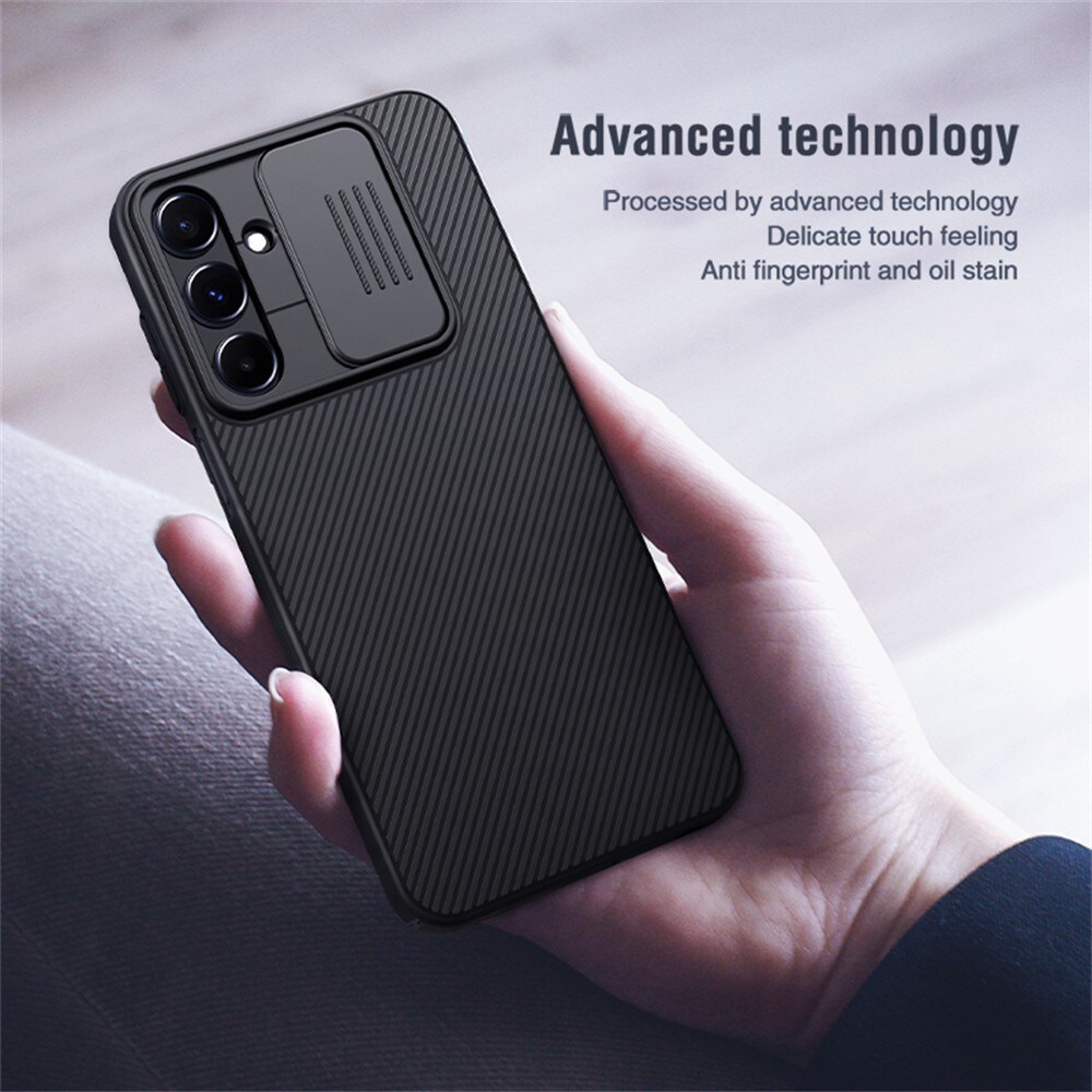 Samsung Galaxy A16 Cover med kamerabeskyttelse - CamShield, Sort