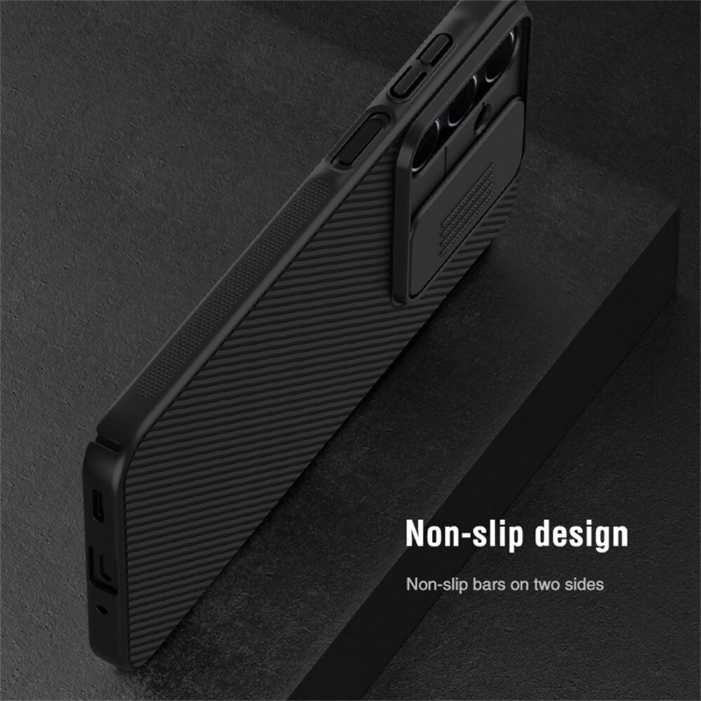 Samsung Galaxy A16 Cover med kamerabeskyttelse - CamShield, Sort