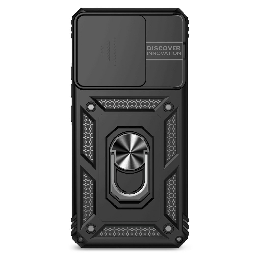 Xiaomi 14T Pro Cover med kamerabeskyttelse & fingerring, Sort