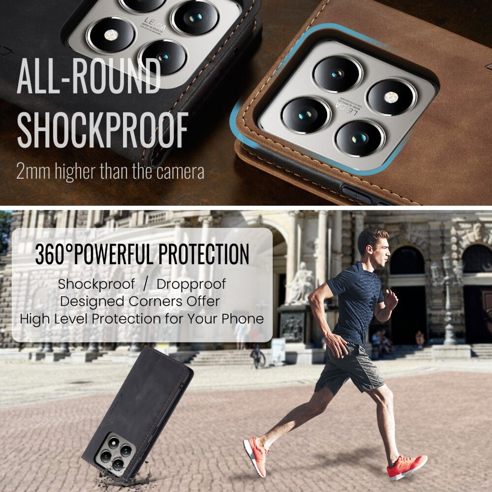 Xiaomi 14T Pro Slankt pungetui, Sort