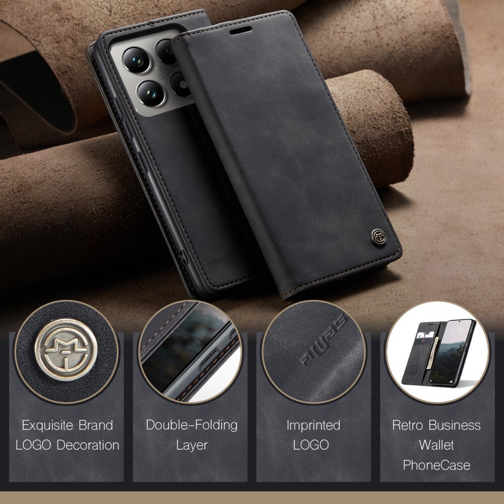 Xiaomi 14T Pro Slankt pungetui, Sort