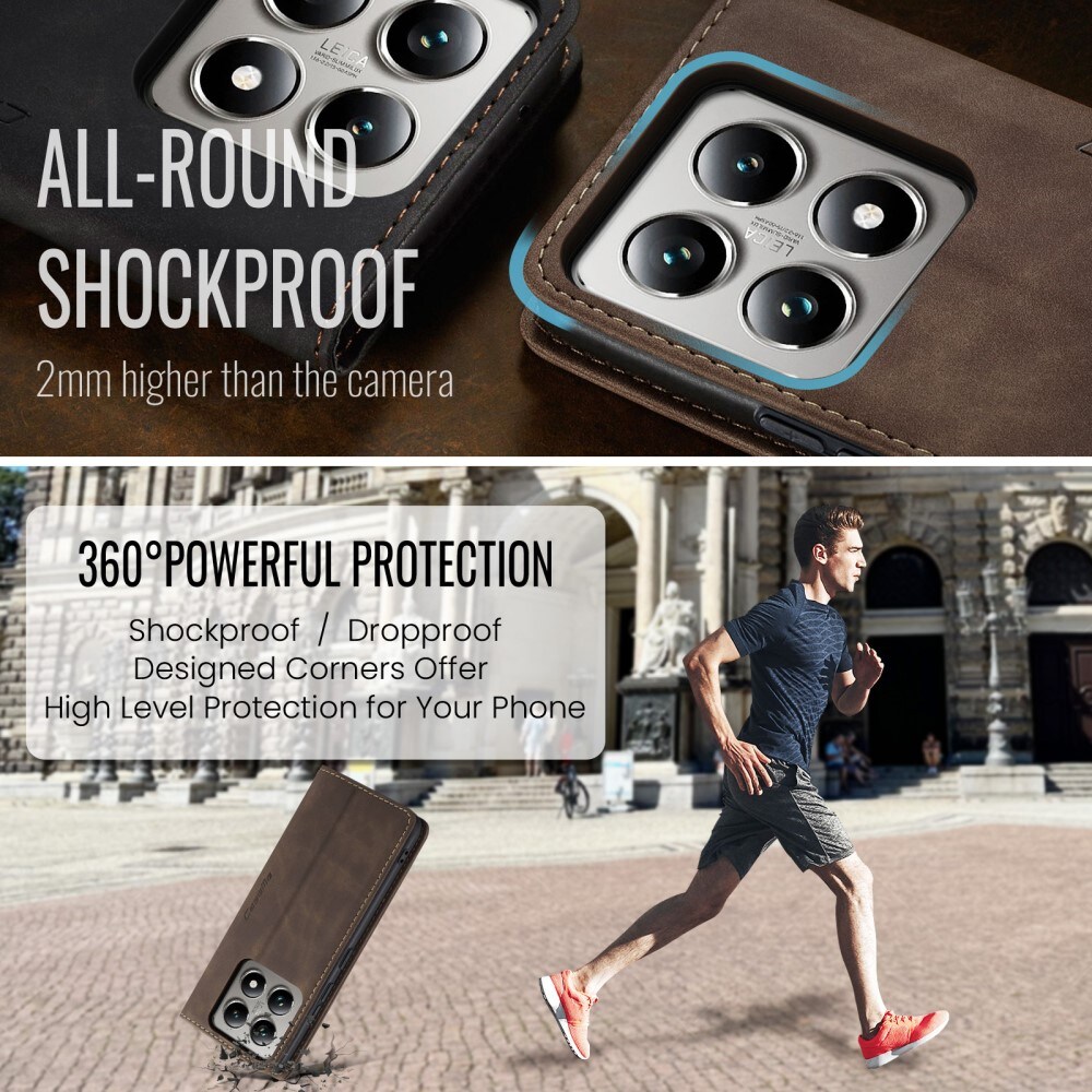 Xiaomi 14T Pro Slankt pungetui, Brun