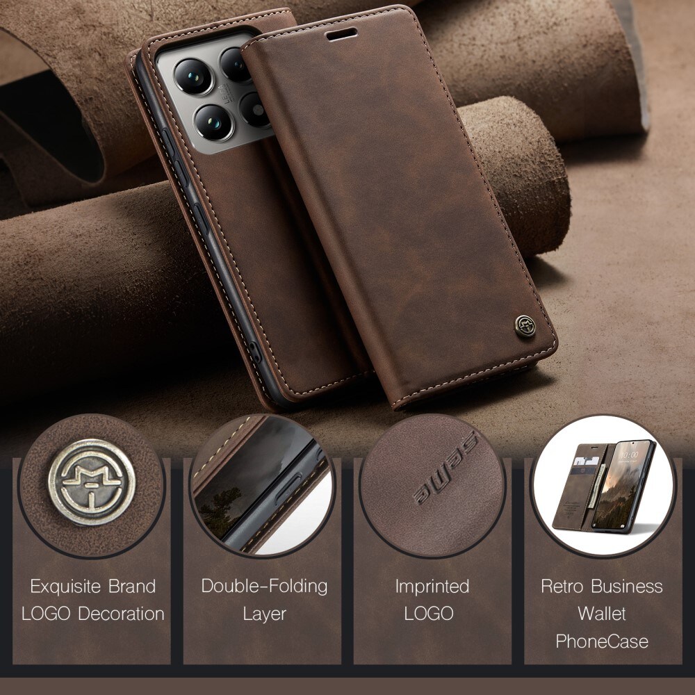 Xiaomi 14T Pro Slankt pungetui, Brun