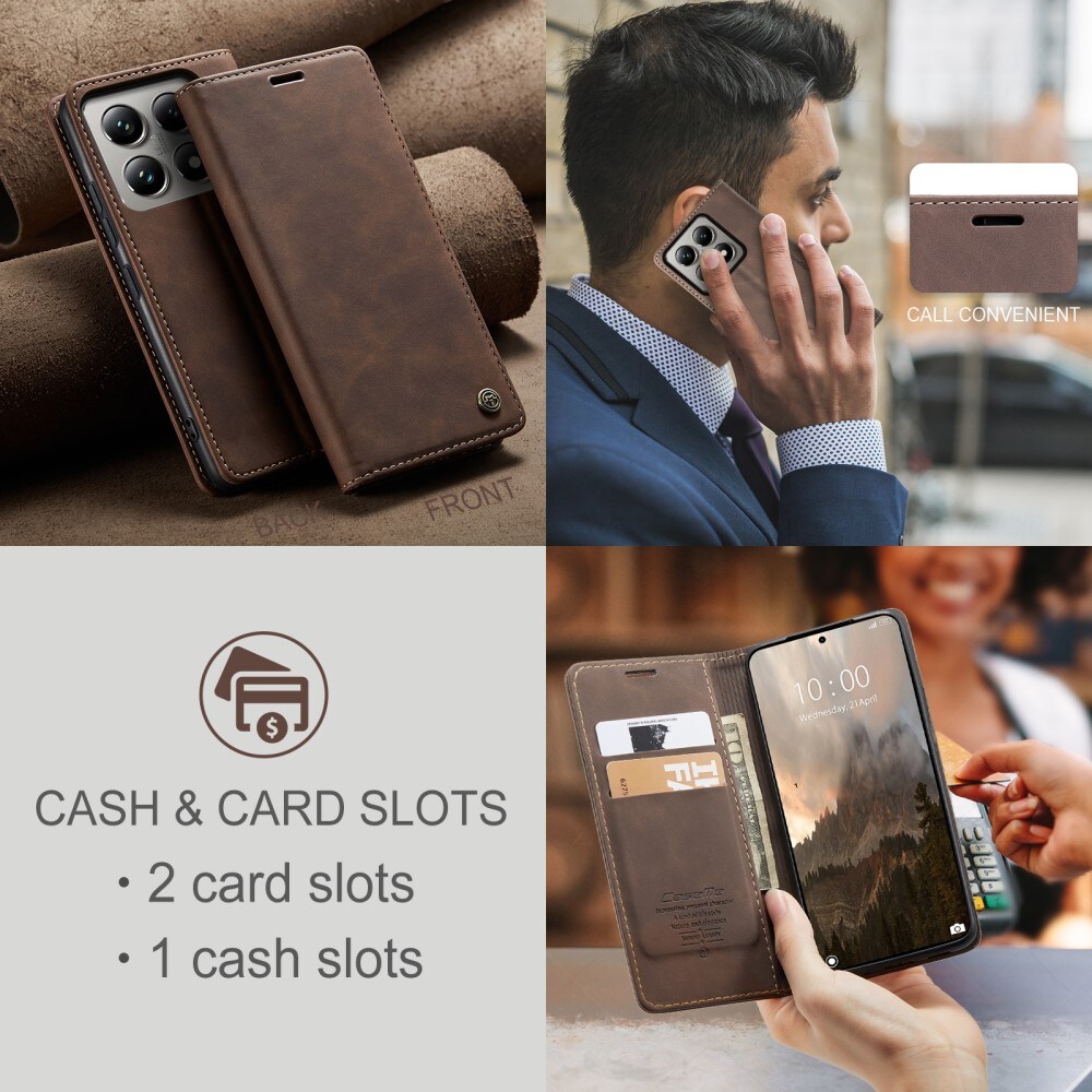 Xiaomi 14T Pro Slankt pungetui, Brun