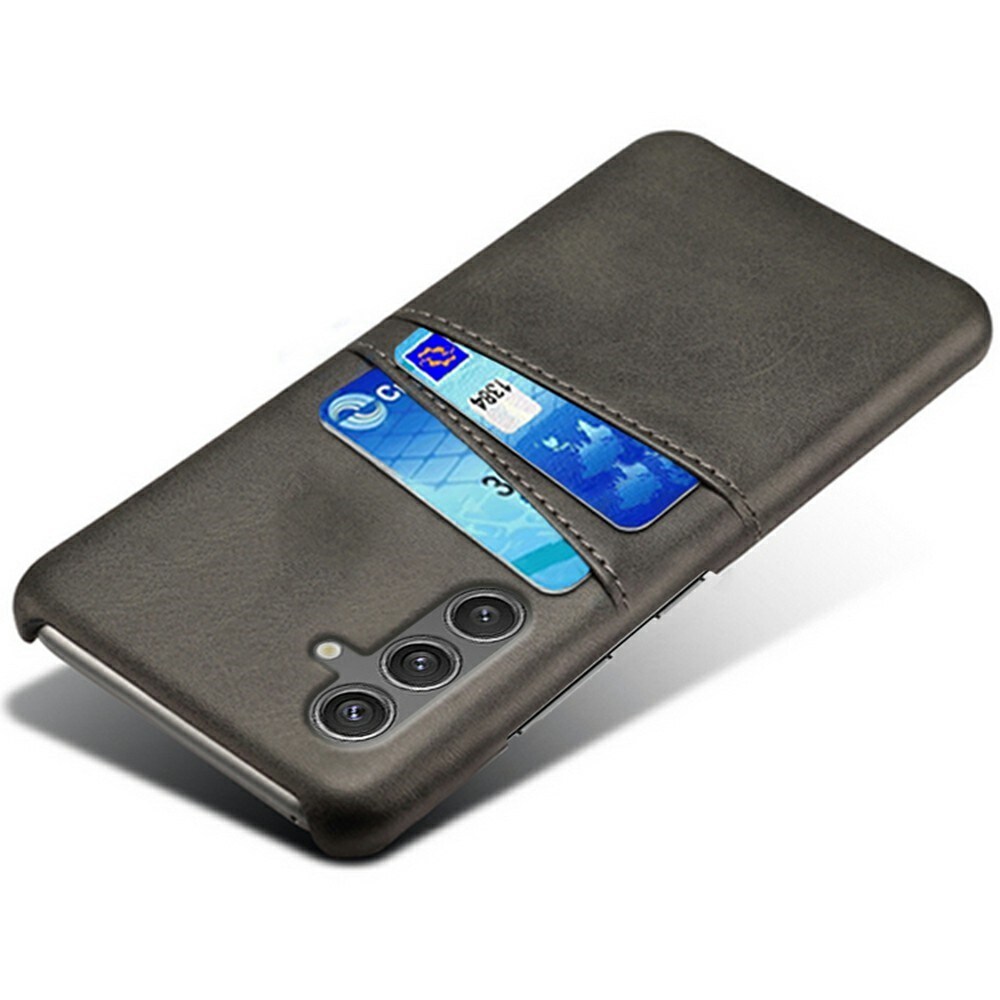 Samsung Galaxy S25 Smart cover med 2 kortholdere, Sort