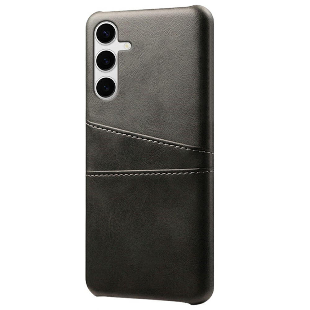 Samsung Galaxy S25 Plus Smart cover med 2 kortholdere, Sort