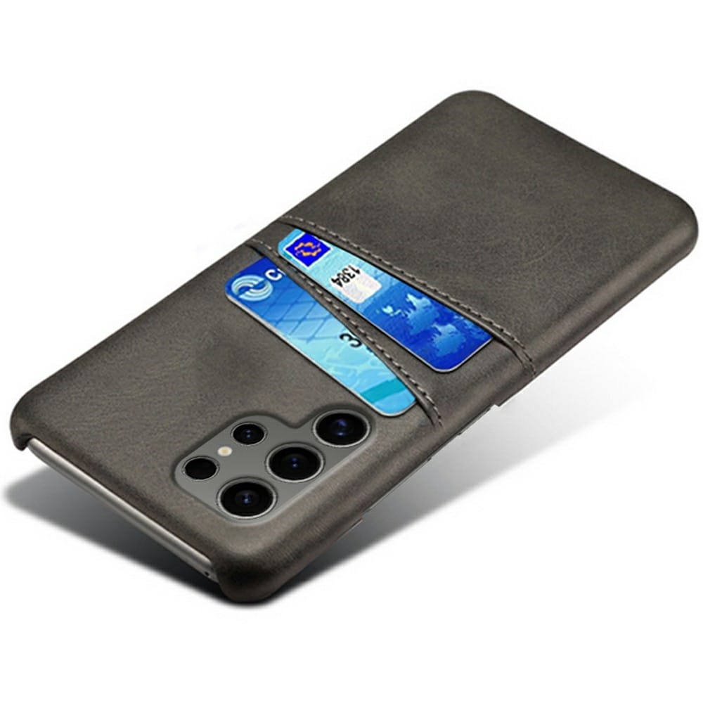 Samsung Galaxy S25 Ultra Smart cover med 2 kortholdere, Sort