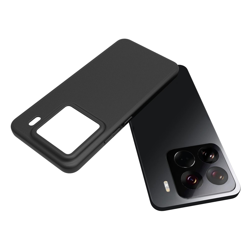 Xiaomi 15 Pro Tyndt TPU-cover, Sort