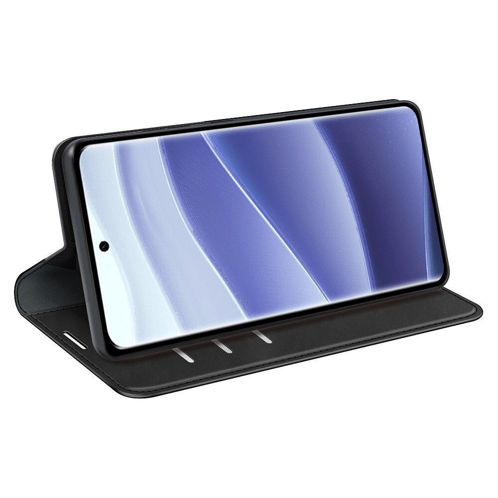 Xiaomi Redmi Note 14 Pro Slankt etui med kortholder, Sort
