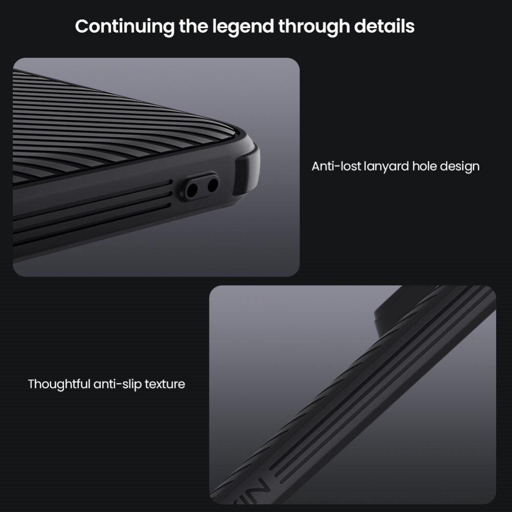 Xiaomi Redmi Note 14 Pro Cover med kamerabeskyttelse - CamShield, Sort