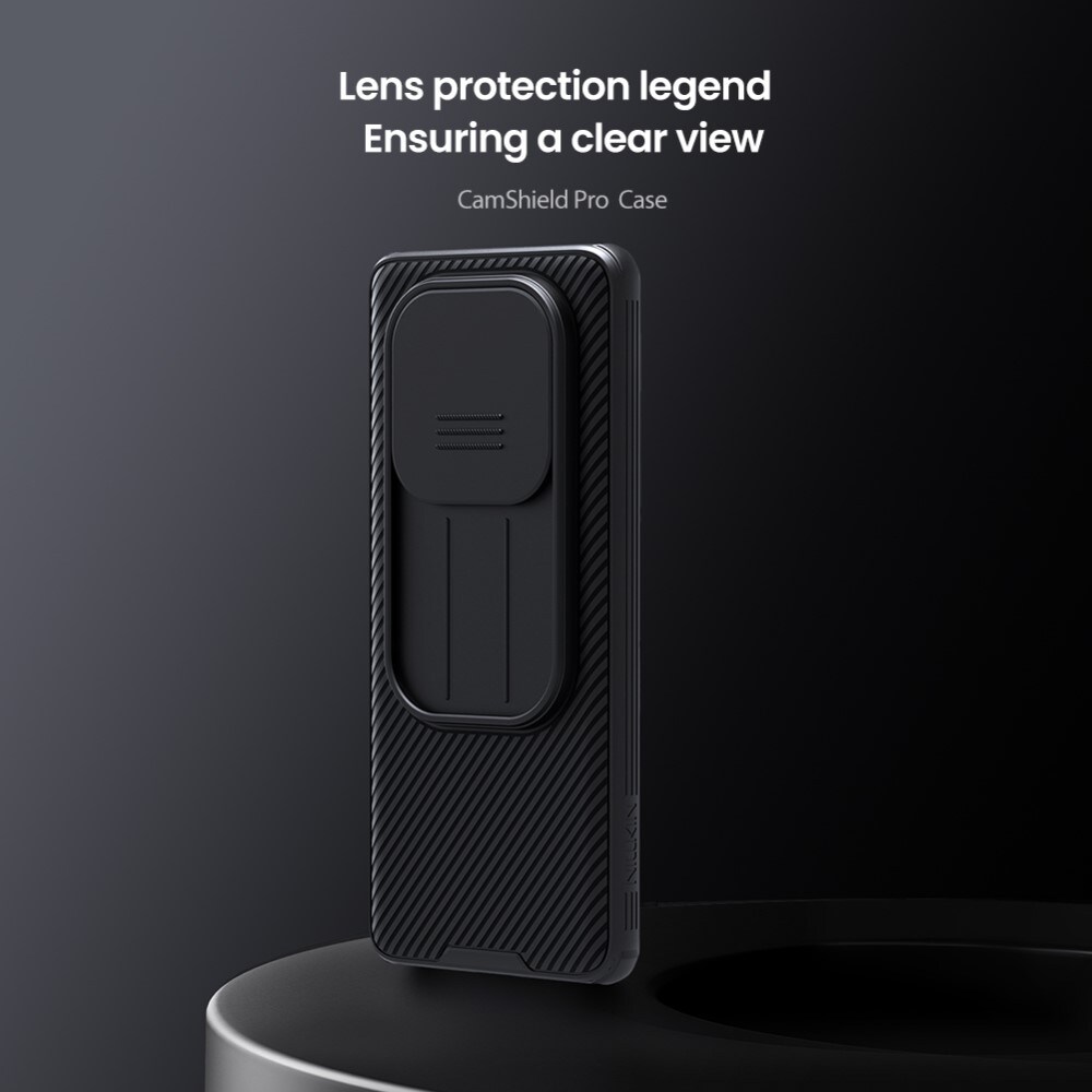 Xiaomi Redmi Note 14 Pro Plus Cover med kamerabeskyttelse - CamShield, Sort