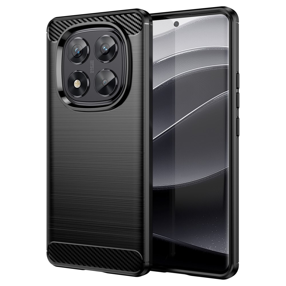 Xiaomi Redmi Note 14 Pro TPU-cover Brushed, Sort