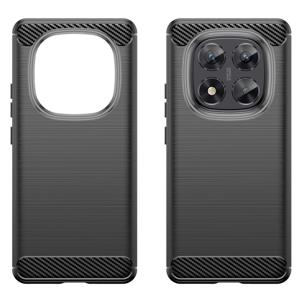 Xiaomi Redmi Note 14 Pro TPU-cover Brushed, Sort