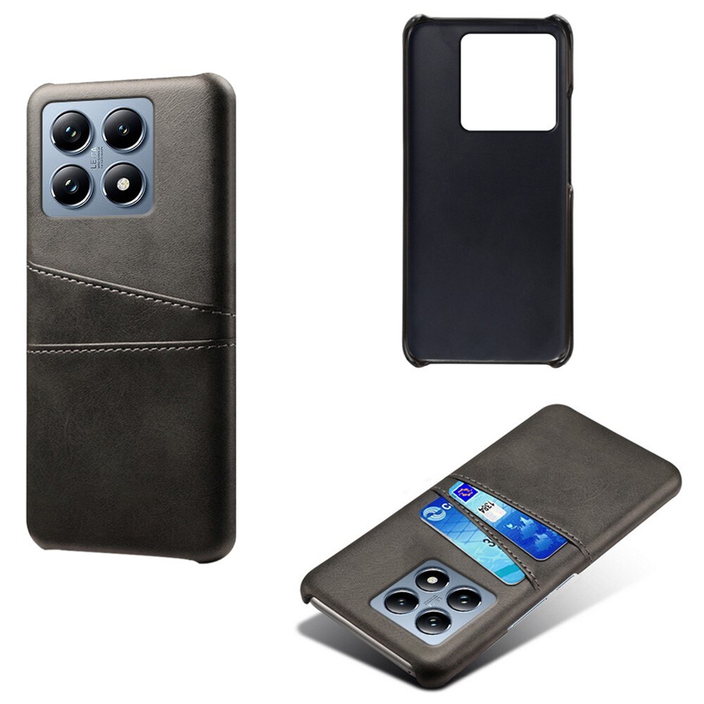 Xiaomi 14T Pro Smart cover med 2 kortholdere, Sort