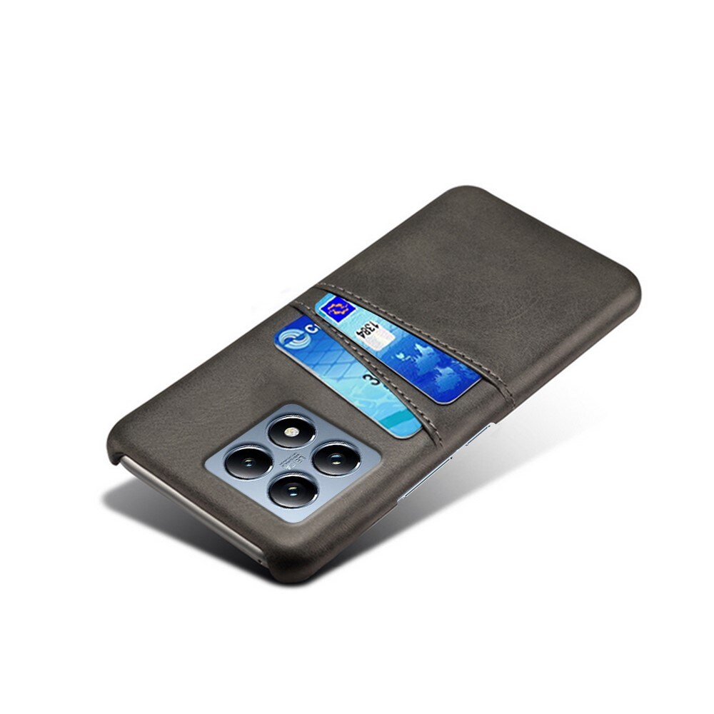 Xiaomi 14T Pro Smart cover med 2 kortholdere, Sort