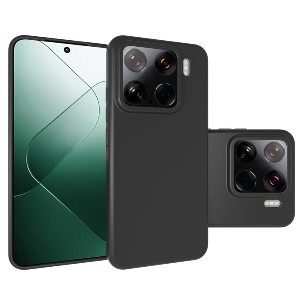 Xiaomi 15 Tyndt TPU-cover, Sort